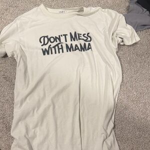 Cream Mama Tee